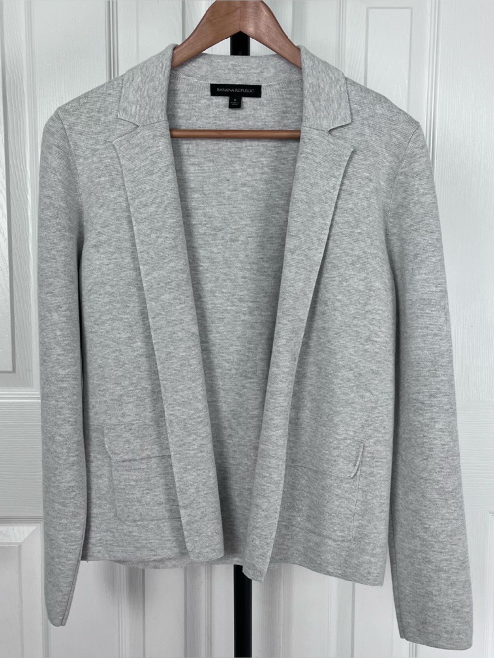 Banana Republic Milano Stitch Cropped Sweater Blazer